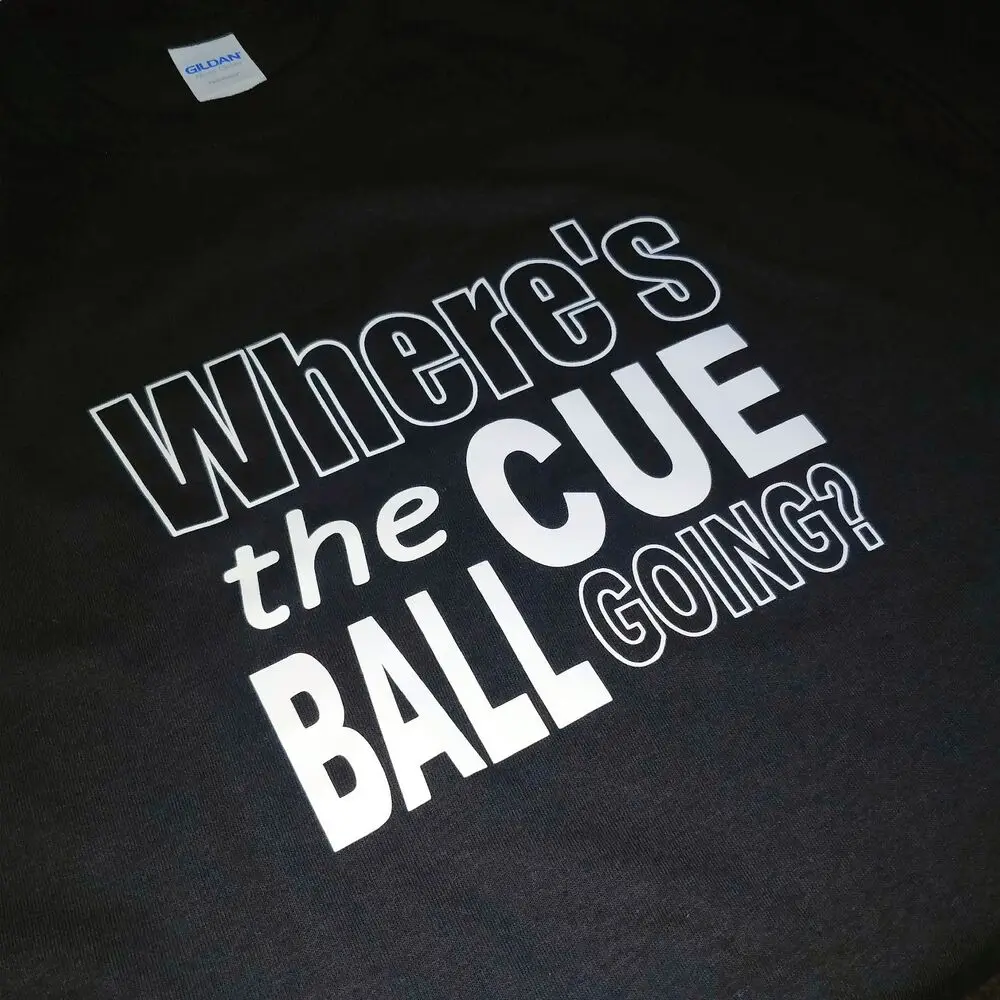 Snooker - Where's The Cue Ball Going Premium Quality T-Shirt