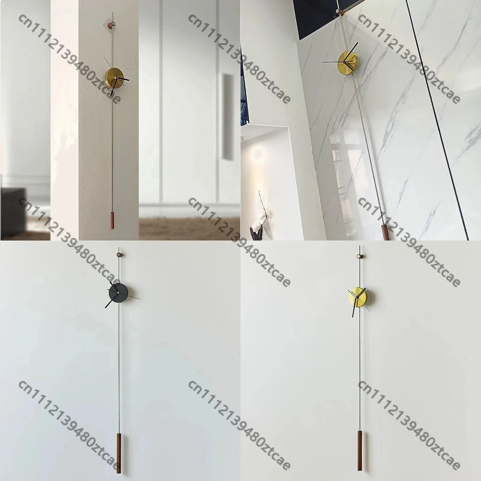 Digital Silent Wall Clock Metal Modern Luxury Aesthetic Unique Stylish Home Decor