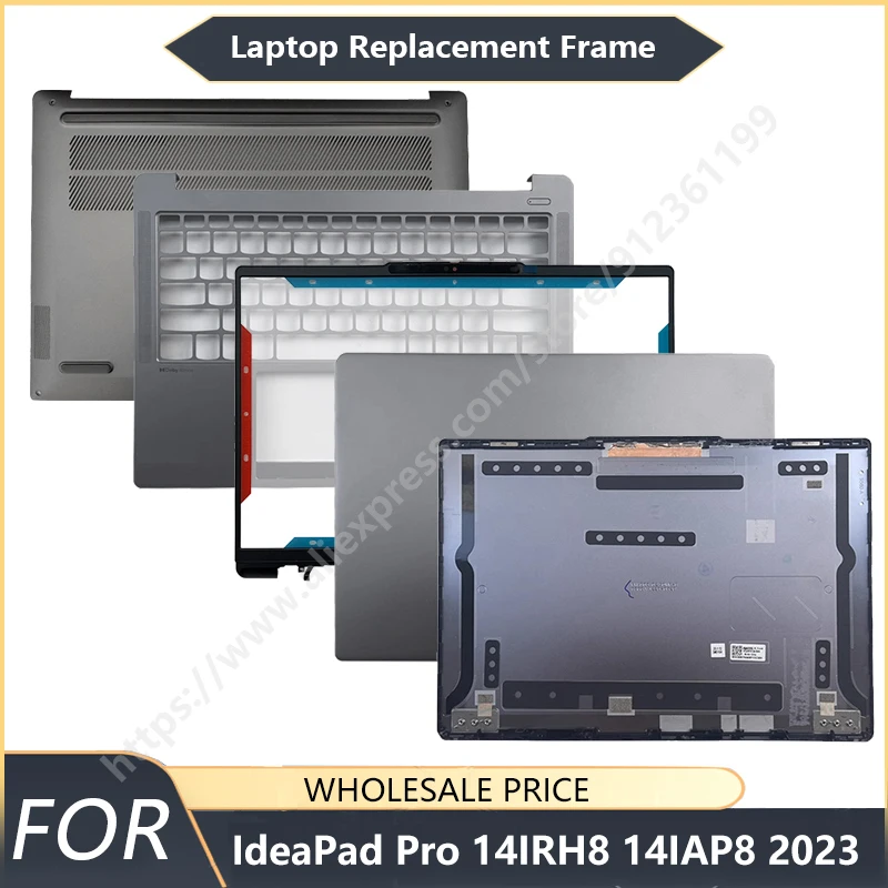

NEW For IdeaPad Pro 5 14 IRH8 IAP8 2023 Laptop LCD Back Cover Front Palmrest Bottom Case replacement parts Shell touchpad