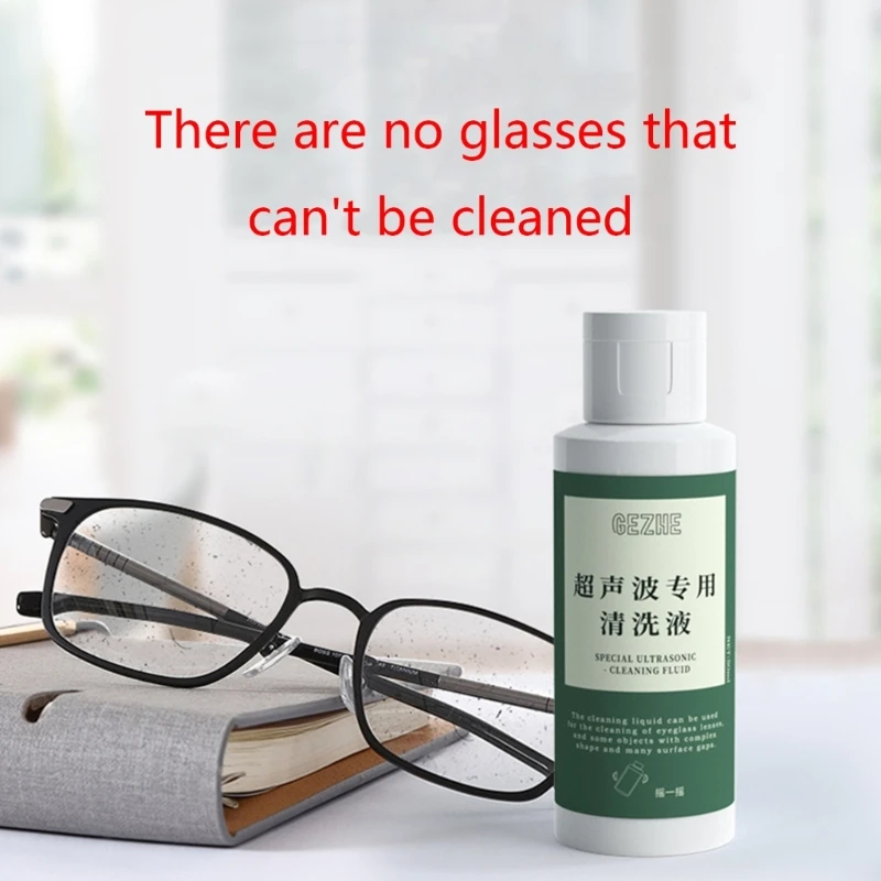 50ml Glasses Lens Watch Rings Cleaners Liquid Jewelry Cleaning Solution Concentrate for Ultrasonic Cleaner Machine