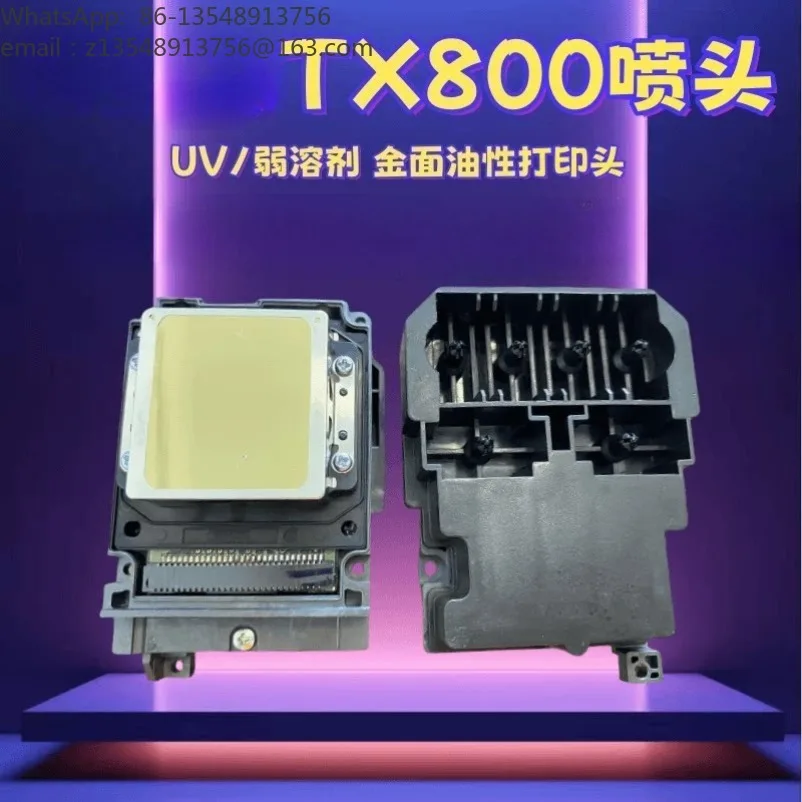 TX800 Printhead F192040 DX10 6 Color Oil Based UV Flatbed Printer Plotter Print Head