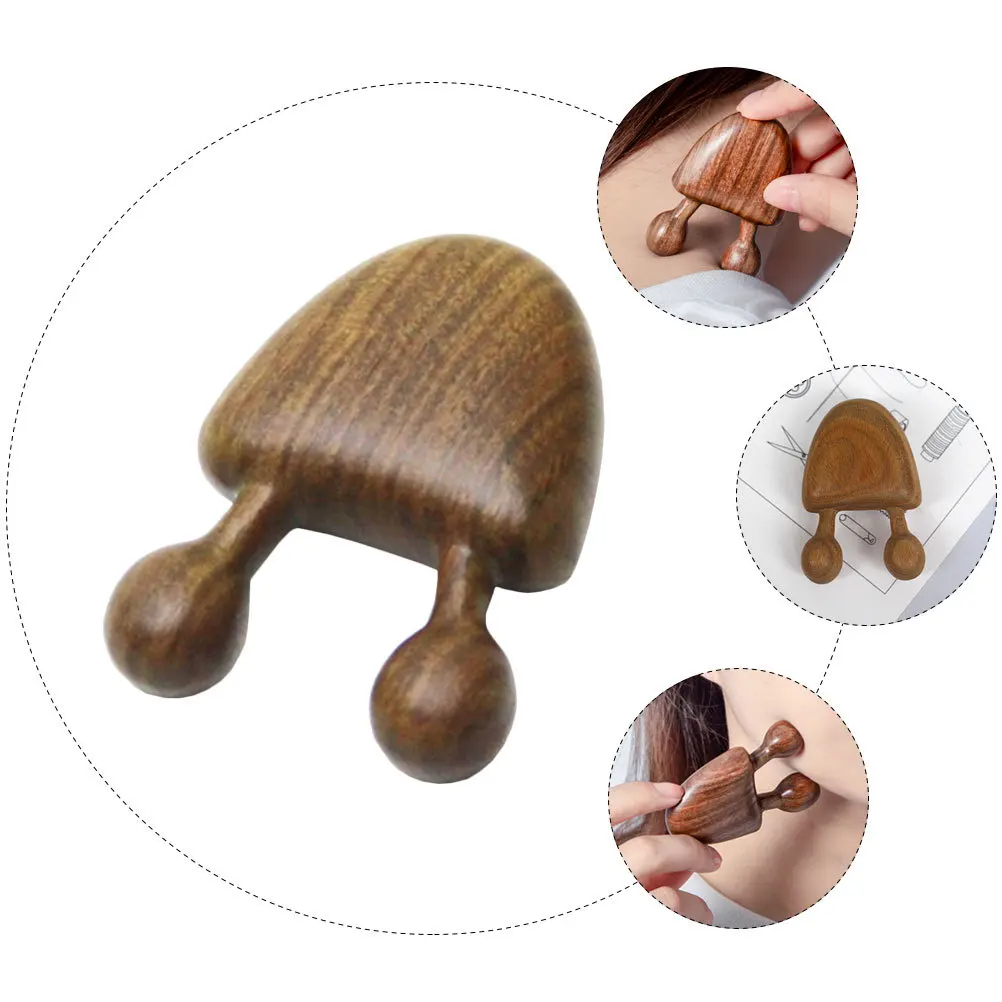 

1Pcs Wooden Face Acupoint Massager Small Handheld Body Massage Tool for Relaxation Travel Use Body Acupoint Massage Tool