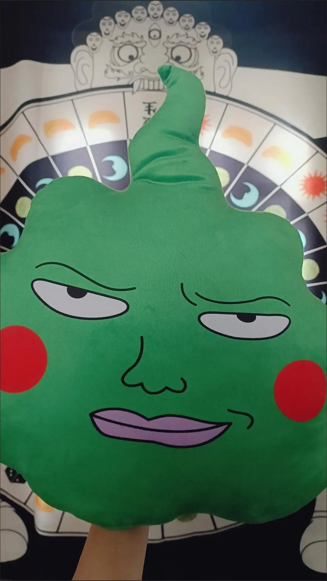 Stuffed Mob Psycho 100 Dimple Plush Pillow Anime Merchandise Creative Birthday Gift Soft Cushion for Friends