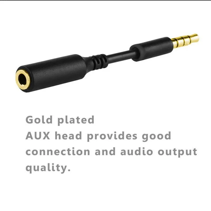 LBSC2x 3.5mm Male to 3.5mm Female Extension Cable Headset Audio Jack Extender Adapter for iPhone 6, 6Plus and Other Smartphones