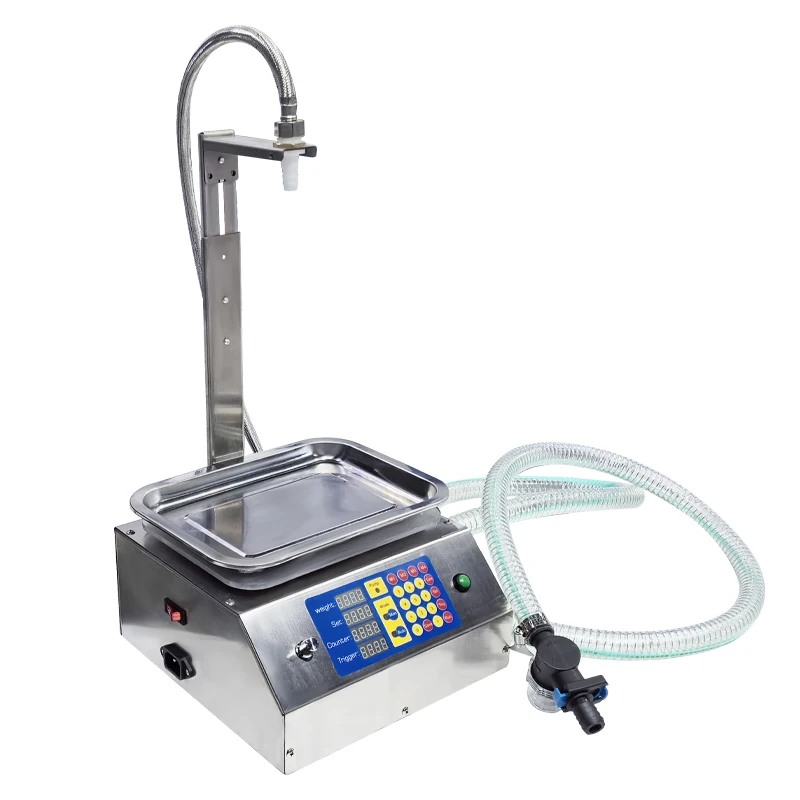 Semi-Automatic Electric Glass Bottle Liquid Filling Machine For Beverage Laundry Detergent Detergent Gel Viscous Liquid Paste