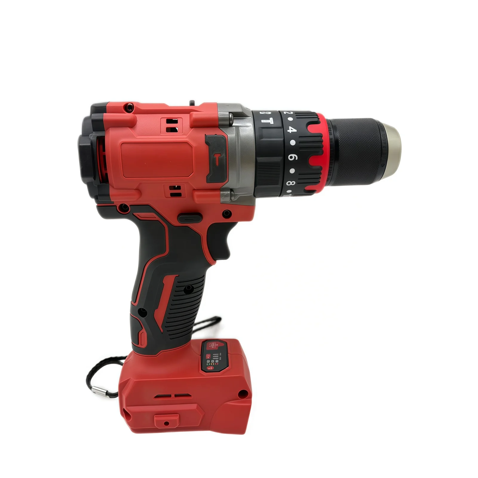 13mm Brushless Cordless Drill Driver For Milwaukee M18 Battery, Multifunctional Electric Screwdriver Power Tool for Household &