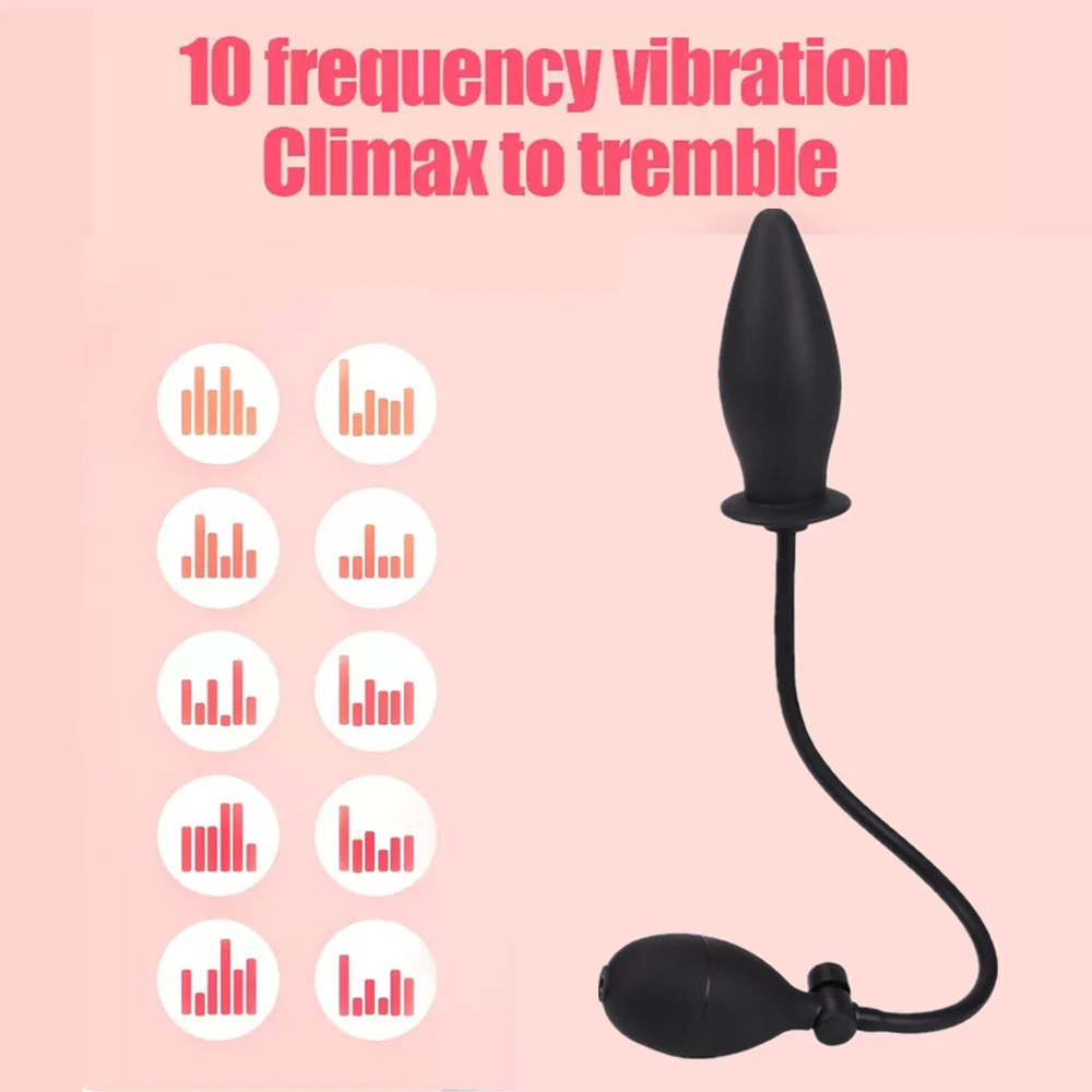 Soft Inflatable Anal Dildo Buttplug Vagina Extender Anus Expansion Prostate Massager Ass Dilator Pussy Speculum Anal Sex Toys 18