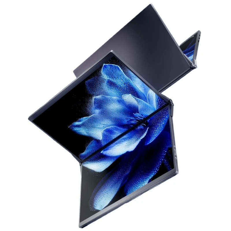 Dual-screen monitor folding portable computer notebook expansion secondary screen stock trading