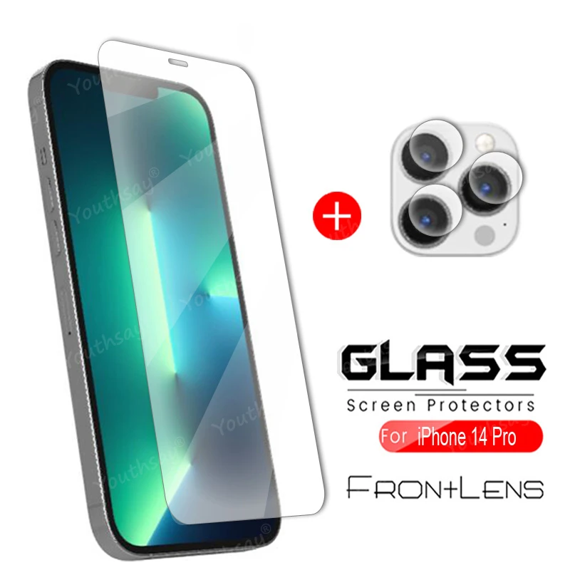 For iPhone 14 Pro Max Glass Film Screen Lens Protector Tempered Glass For Apple iPhone 15 Pro Max 14 13 12 11 X XS XR Glass