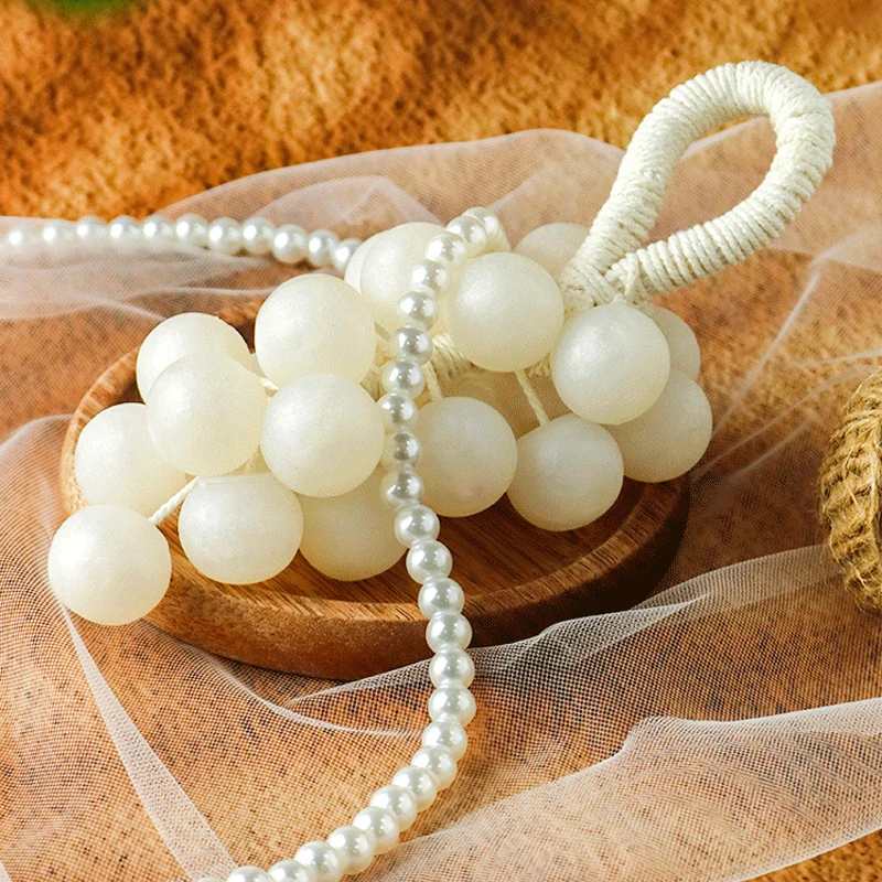 لؤلؤة العنب الصابون حمام غسل اليد ترطيب العنب الأخضر باقة اليدوية الصابون هدية مربع لإرسال الأصدقاء هدية الصابون الإبداعي الجديد