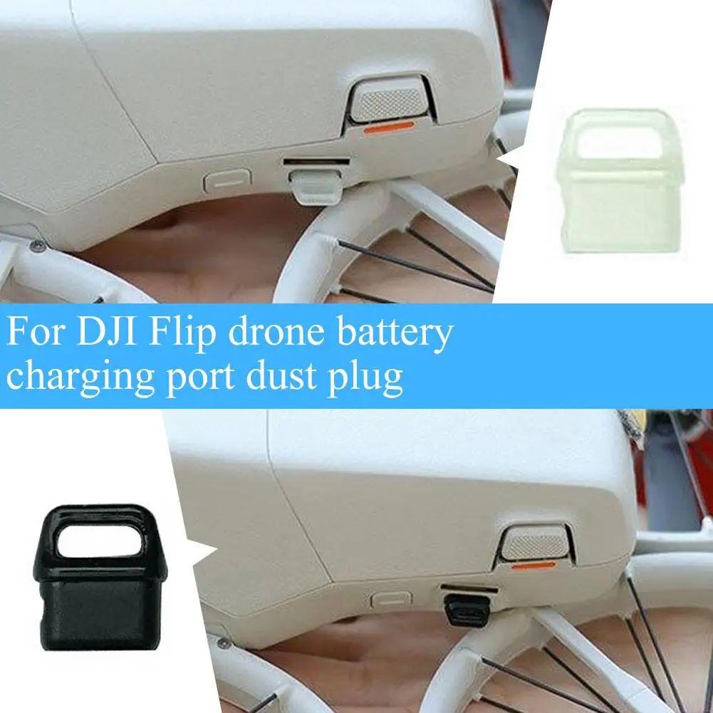 

For DJI Flip Charging Port Dust Plug With Lanyard Silicone Port Protection Accessories Cover Drone Charging Dust X1M0