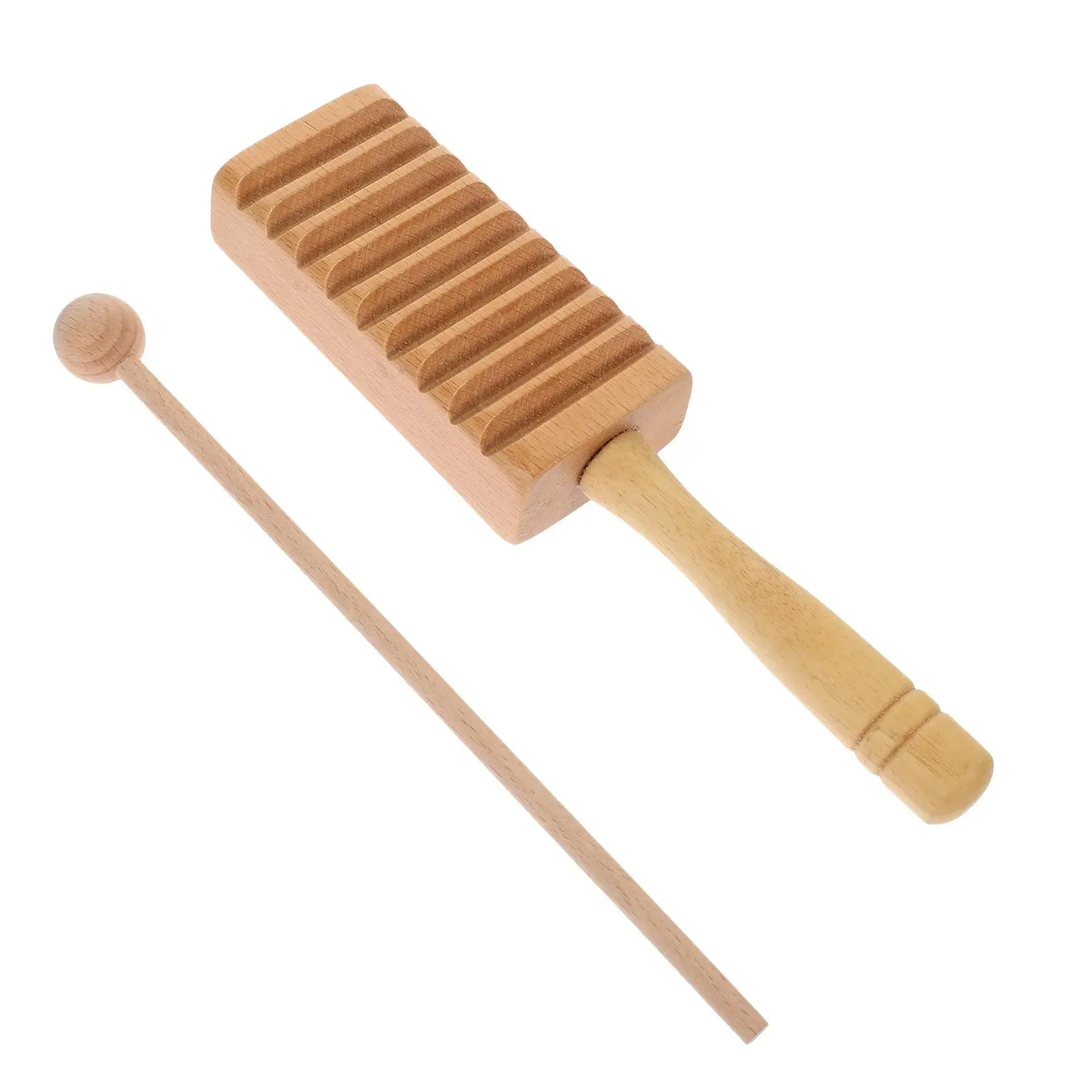 

1 Set Childrens Percussion Instrument Toys Kids Musical Instruments Toddler Wood Guiro Educational Toy Lightweight