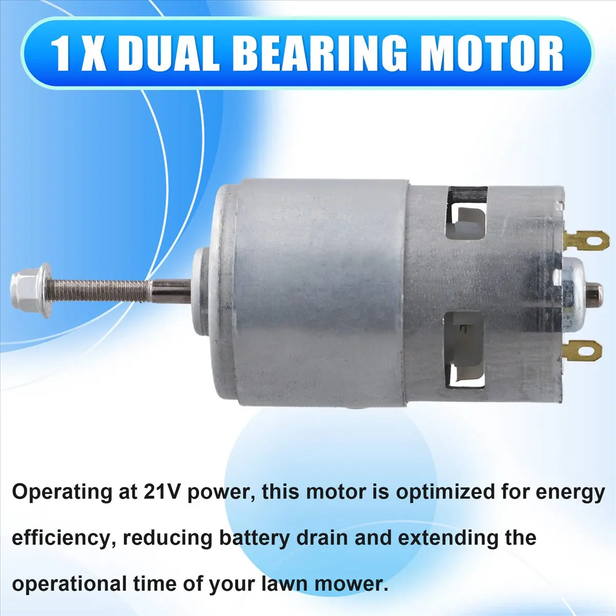SWXF 21V Dual Bearing 775 Motor Lithium Battery Lawn Mower Motor for Efficient Weed Cutting & Trimming