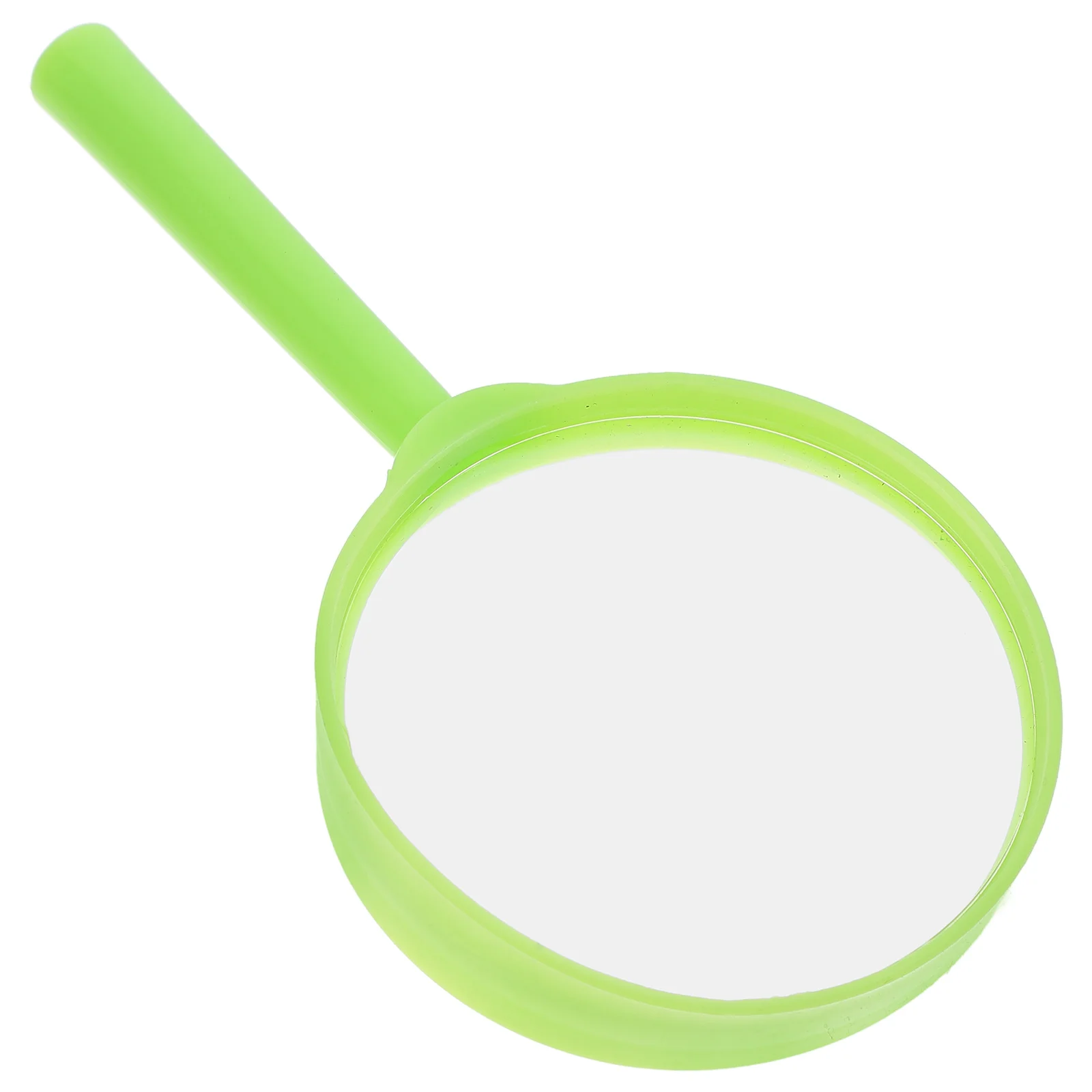 Kids Plastic Magnifying Glasses Green Handheld Outdoor Nature Exploration Science Experiment Educational Observation Magnifier