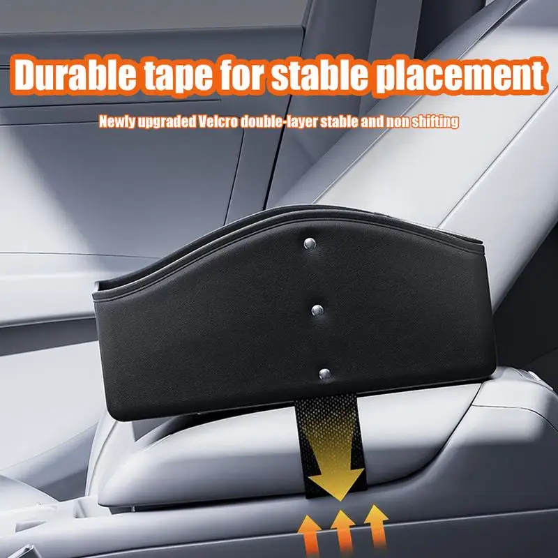 Auto Console Organizer Car Main Driving Storage Box PU Leather Multifunctional Car Storage Box Car Armrest Box Elegant Solution