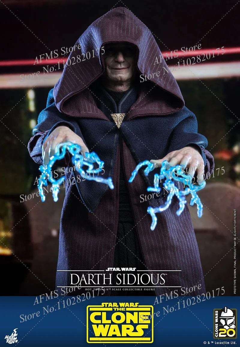 12inch Darth Sidious Star Wars  1/6 Men Soldier The Clone Wars Separate Rolling Eyeballs Full Set Action Figure