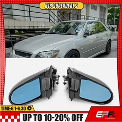 For IS200 Altezza XE10 FRP Carbon Fiber Ganador Style Right Hand Drive Vehicle Glossy Aero View Mirror Repalcement