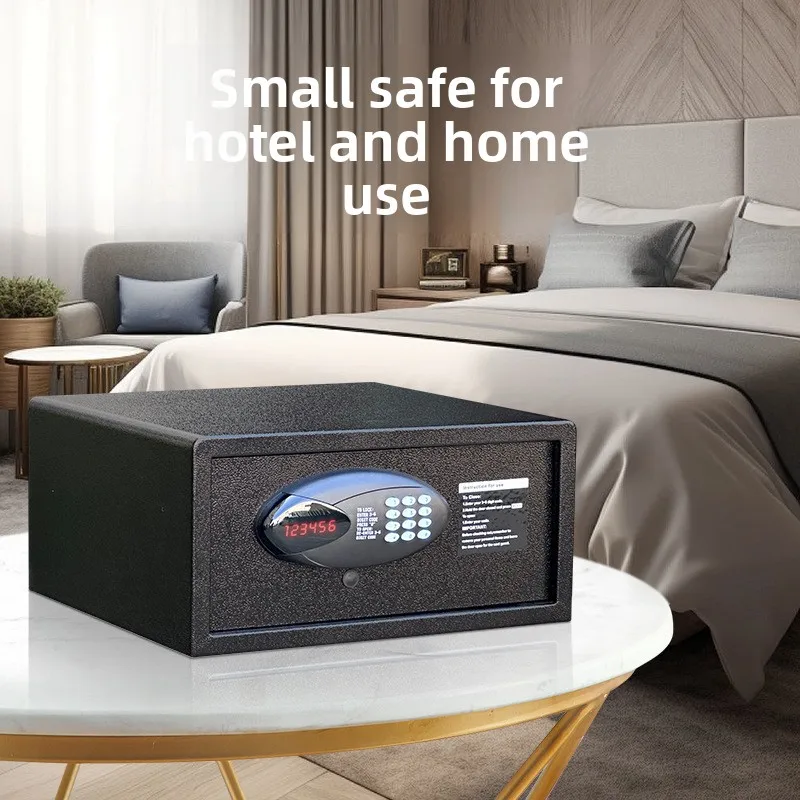 LMM small electronic password all steel invisible anti-theft cabinet safe deposit box household room safe