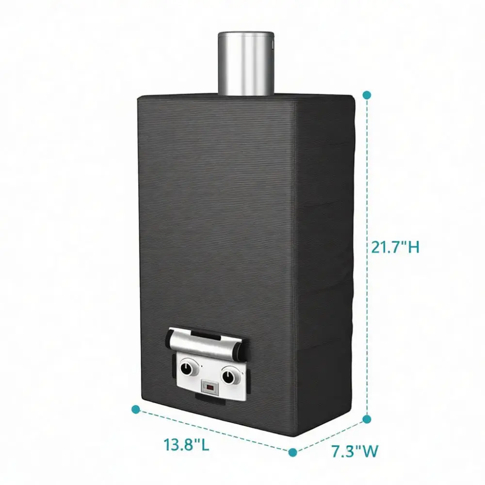 Durable Tankless Water Heater Cover Outdoor Waterproof Dustproof Anti UV Protection Shield Modern Appliance Accessory