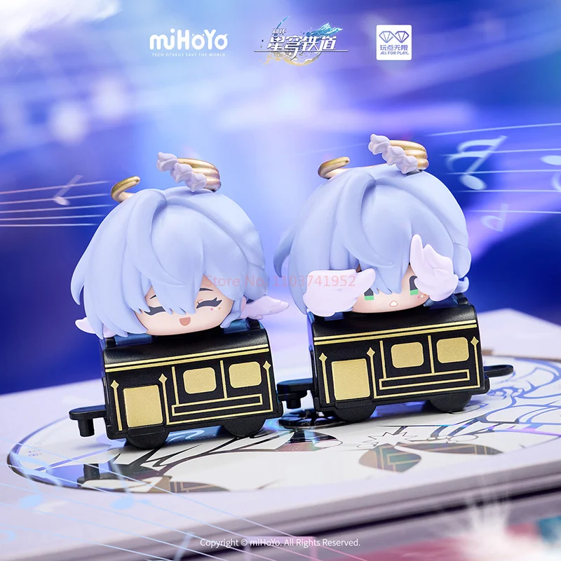 

100% натуральная штабелируемая фигурка MIHOYO V3 V2 V1 Honkai Star Rail, модная слепая коробка, игрушечные украшения, украшение, детский подарок на день рождения