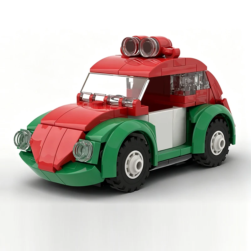 City Car Model MOC Building Bricks Compact Off-Road Vehicle Modular Technology Gifts Holiday Assemble Children Toys Suit