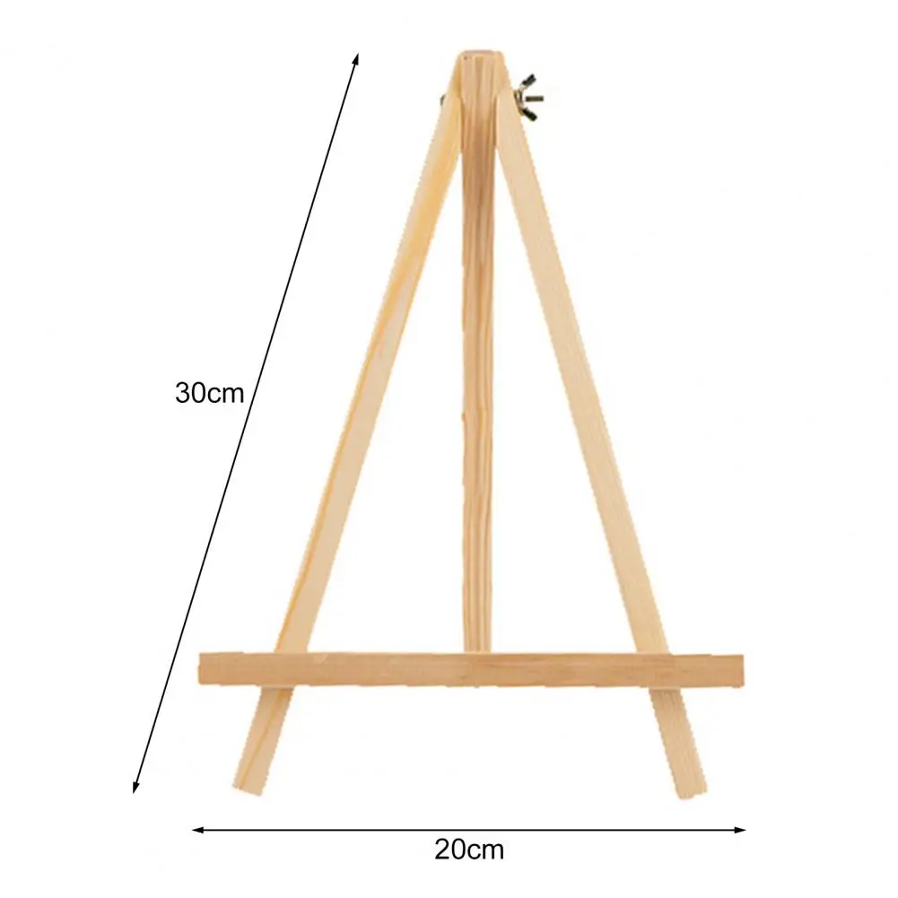 휴대용 목재 아티스트 삼각대 페인팅 이젤, 기울기 조절 접이식 페인트 보드 랙, 페인팅 스케치용, 1 개, 6 개