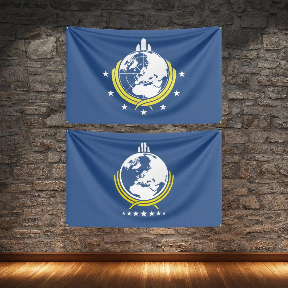 3X5Ft Super Earth Flag For Decor