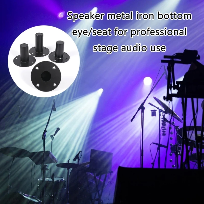 Metal Stand Speaker Base Iron Lower Sound Seats for Professional Stage Sound Enhanceds Durability L41E