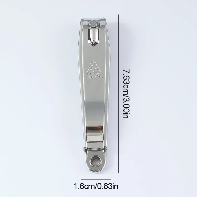 Stainless Steel Nail Cutter With Nail File Flat Clipper Fit for Big Size Fingernail Toenail Tips Cutter Trimmer Nail Care Tool image 6