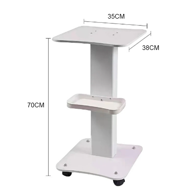 Schönheit Haar Instrument Tablett Wagen Aluminium Spa Rolling Salon Trolley Roller Salon Trolley Beauty Tool – Detail 5