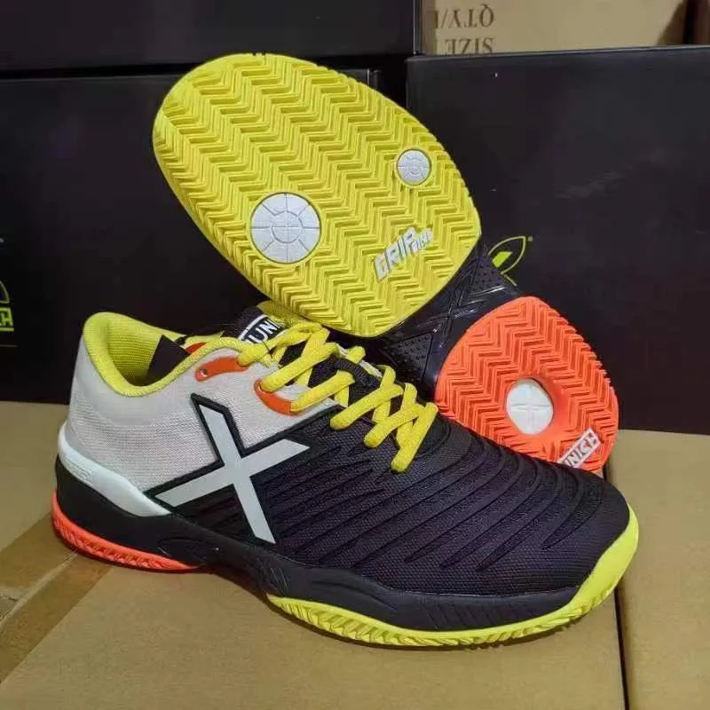 Baskets de badminton coordonnantes pour hommes, chaussures de tennis, chaussures de sport d'intérieur, chaussures de cour portables, marque de luxe, bonne qualité, nouveau