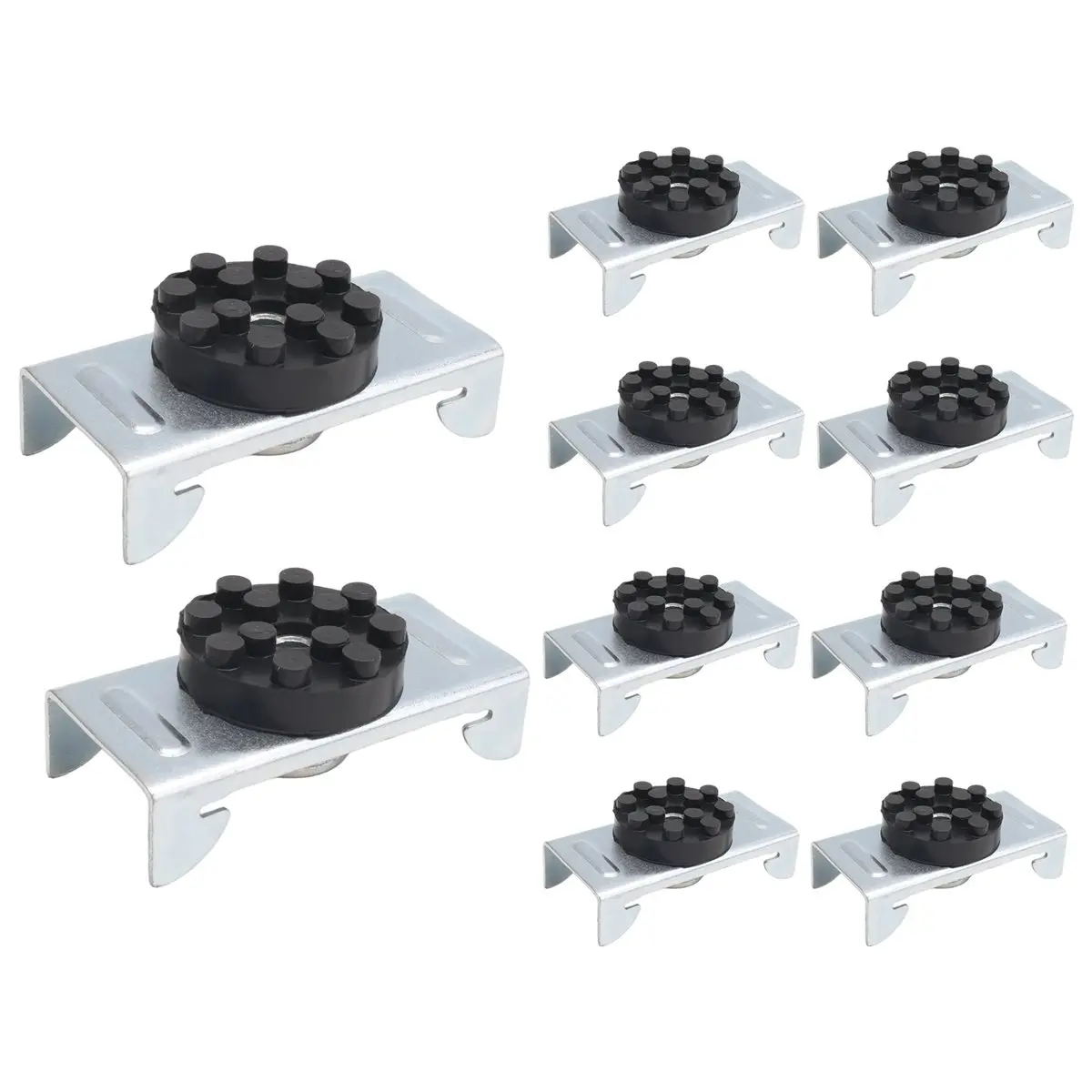 ABME New 10 Pack Soundproofing Mounting Clip Sound Isolation Clips for Recording Studio Acoustical Equipment for Wall Ceiling