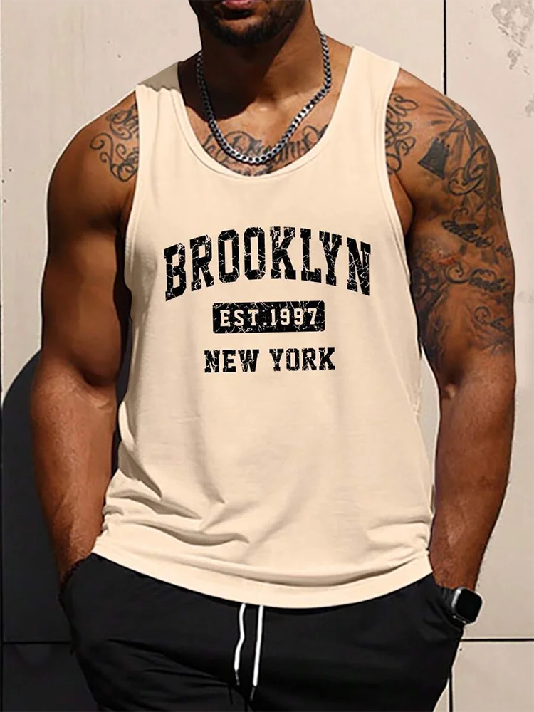 

Summer Daily Casual Men's Tank Top Urban Street 3D Printing Fashion Men's Tank Top Outdoor Sport Men's Sleeveless T-shirt Tops