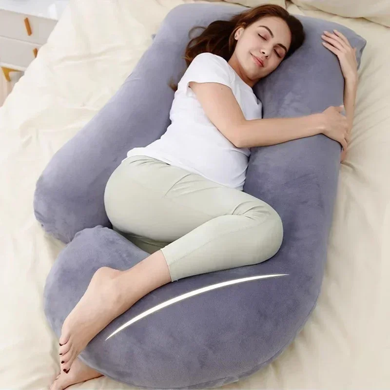 Crystal Fleece Maternity Pillow Breathable Three-dimensional High Rebound Detachable Maternity Waist Protection Pillow