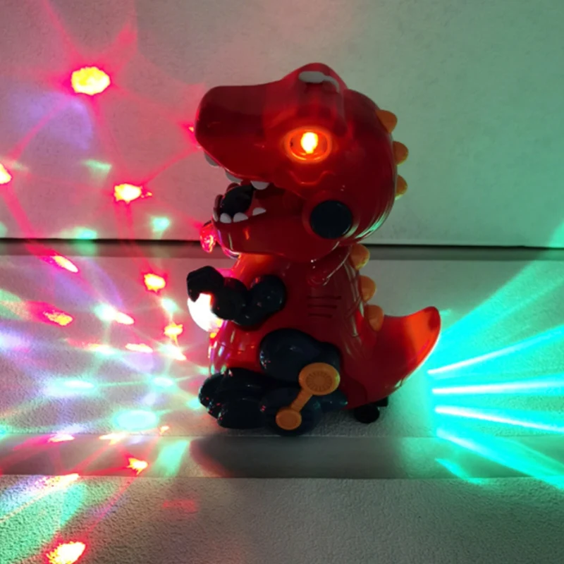 Brinquedo Automático Bubble Blower, Máquina Elétrica De Bolha De Dinossauro, Iluminação Musical