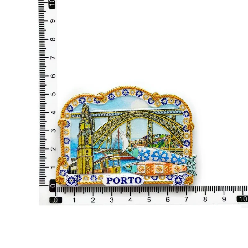 

Porto, Portugal Travel Souvenirs3d3D Overpass Magnetic Fridge Magnet Home Kitchen Decoration