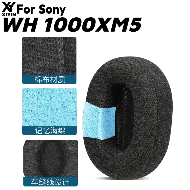 Sony Headphone Wh-1000Xm5 - Almohadillas de repuesto de tela de