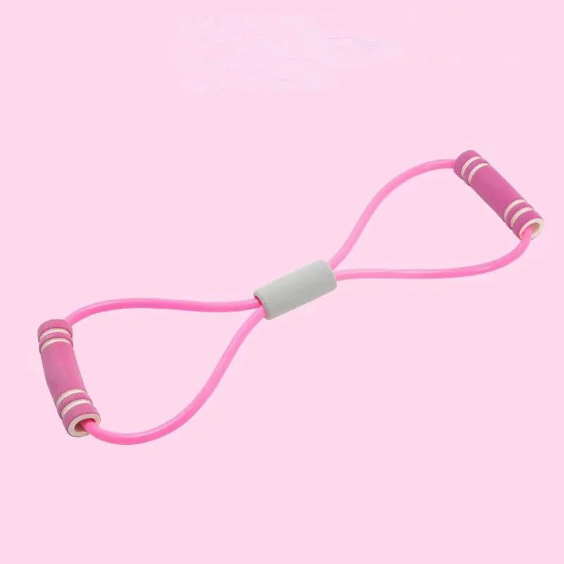 Stretch Yoga Improves Hunchback 8-figure Tension Rope Resistance Band Home Fitness Accessories Resistance Bands  Gym Equipment