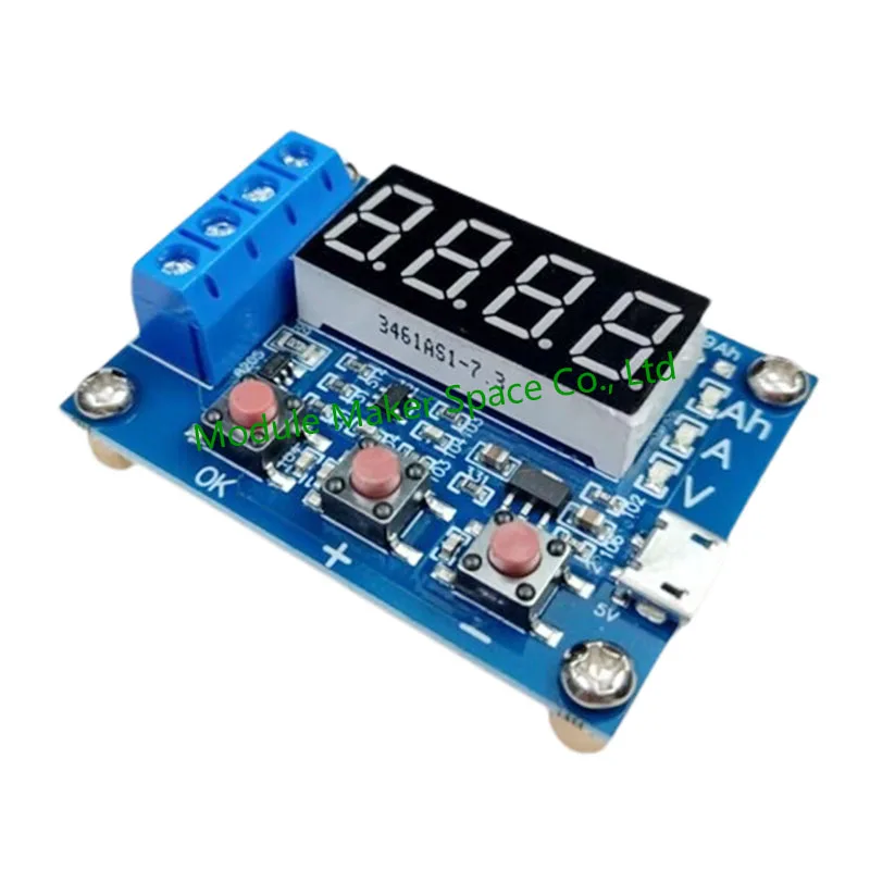 HW-586 ZB2L3 1.2v 12v 18650 Li-ion Lithium Battery Capacity Tester Resistance Lead-acid Battery Capacity Meter Discharge Tester