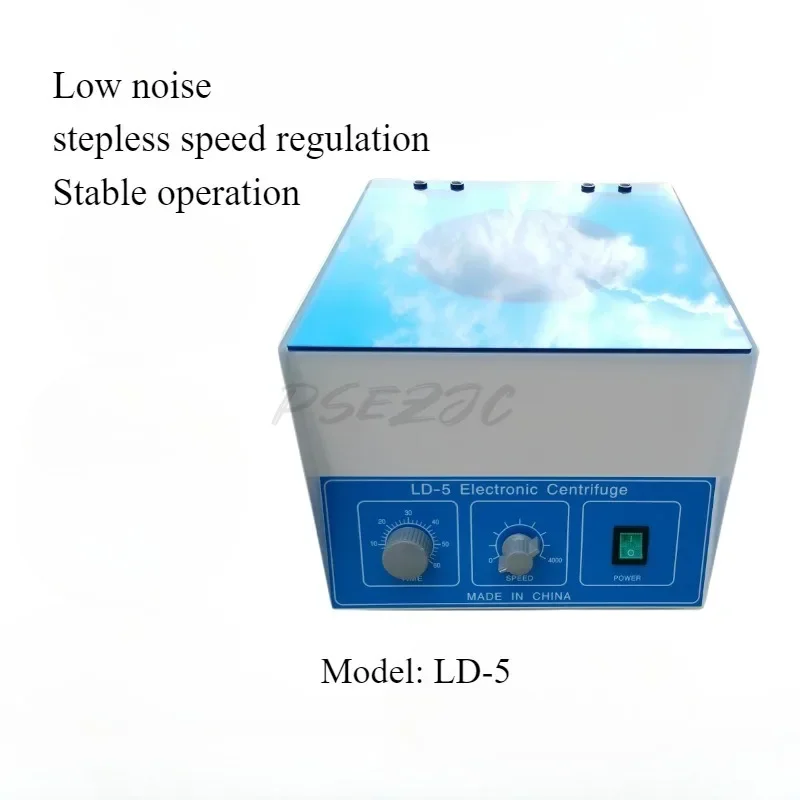 LD-5 실험실 원심분리기, 전기 혈액 PRP 원심분리기, 원심력 110V 220V, 50ml × 8 튜브, 4000rpm, 2770xg