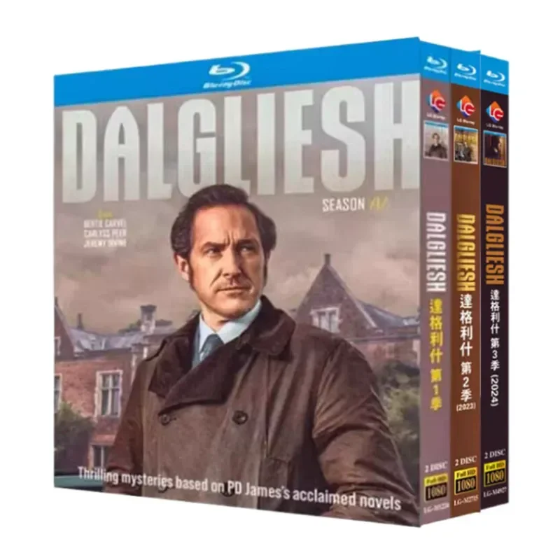 

BD Blu-ray Disc Dalglish Seasons 1–3 British Drama 1080p Box Set with Chinese and English Subtitles