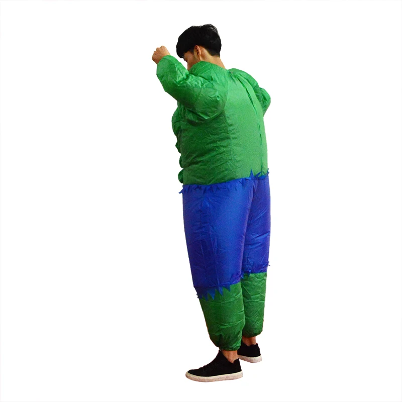 Adult Fatty Hulk Inflatable Costume Anime Suits Mascot Halloween Party Cosplay Costumes for Man Woman Boys Girls