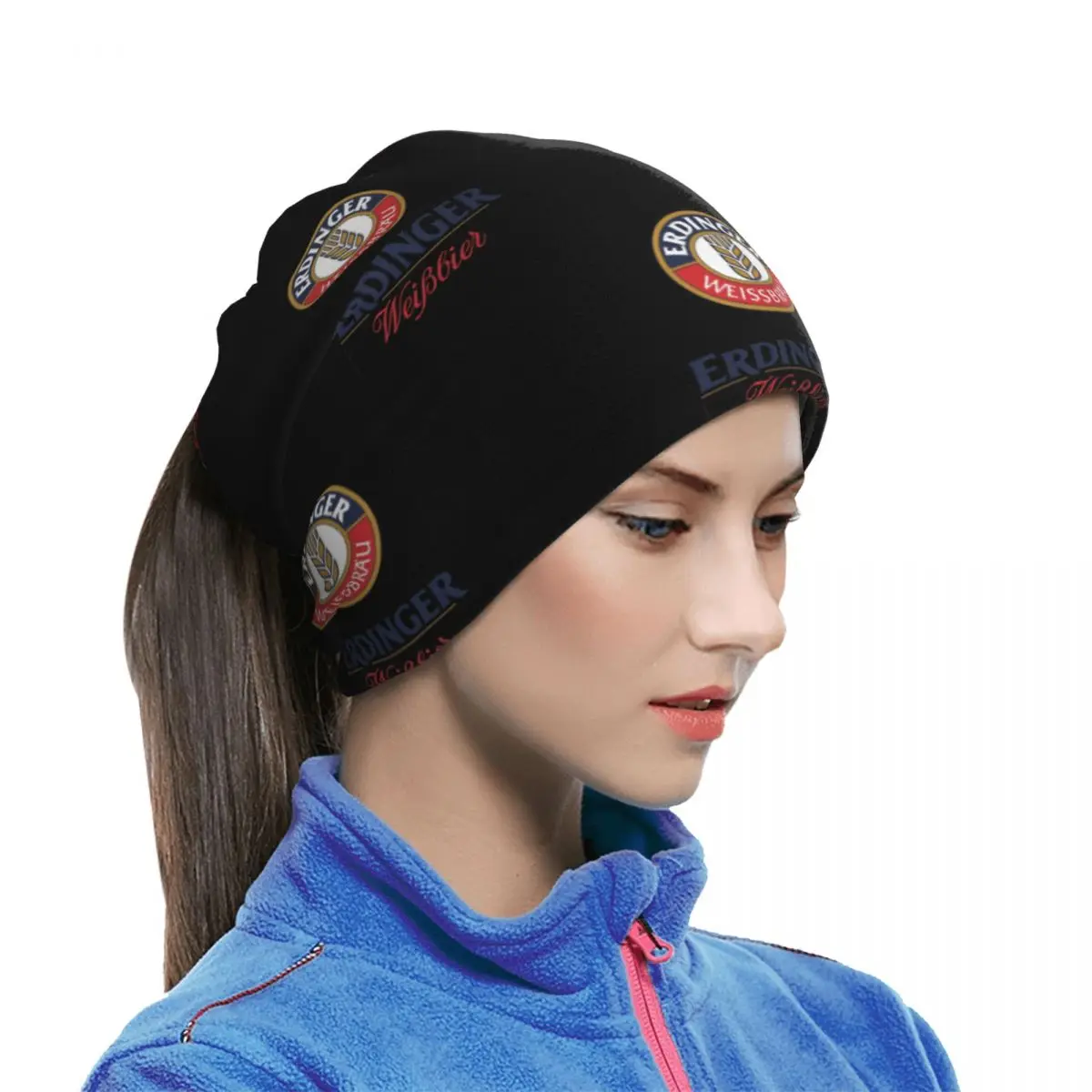 Erdinger Weissbier Merch Multifunctional Elastic Neck Gaiter Wind Proof Face Cover Bandana Unisex for Motorcycle Hiking Fishing