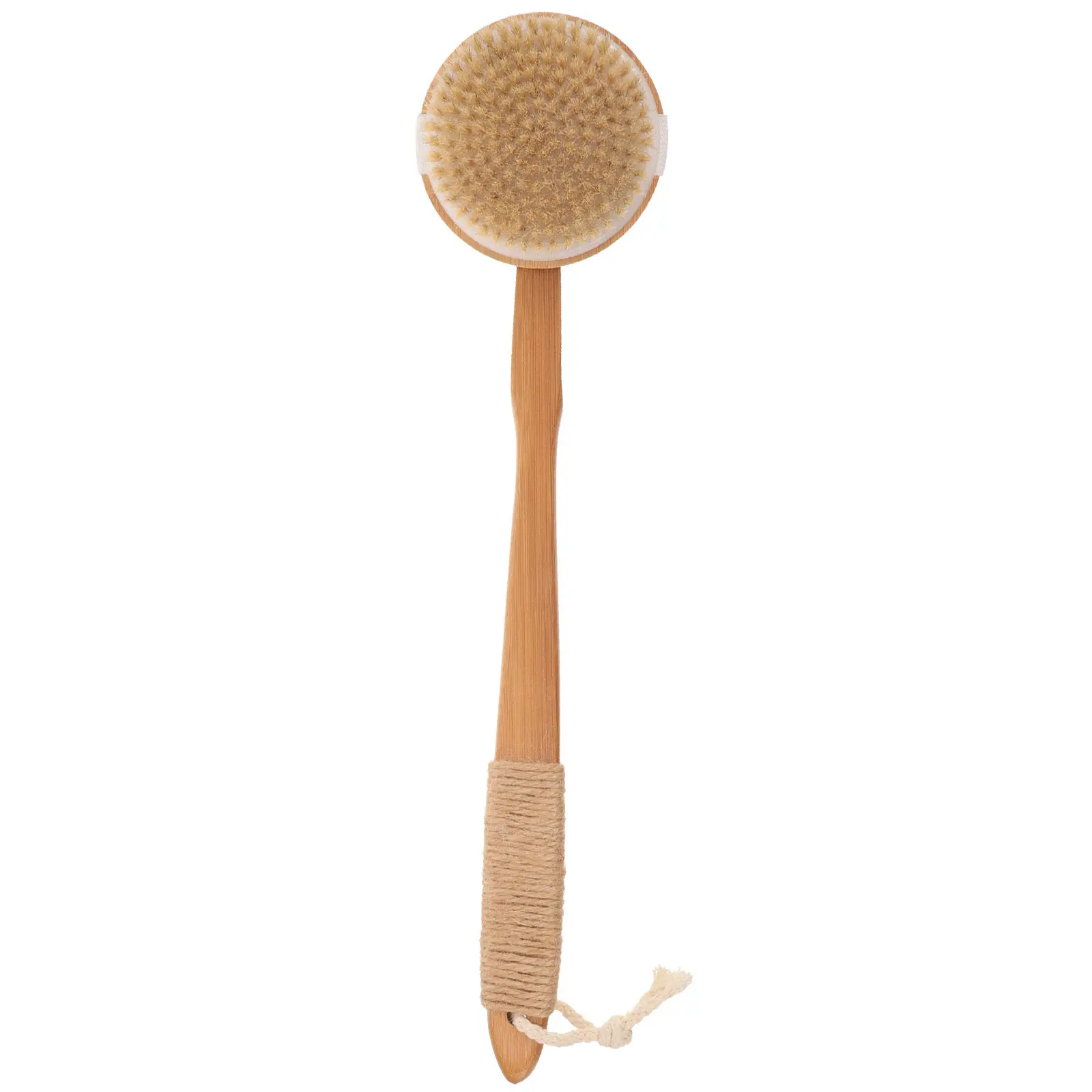 Long Handle Bath Brush Body Scrubber Back Cleaning Brush Hanging Rope Shower Back Scrubber Massage Bath Accessory