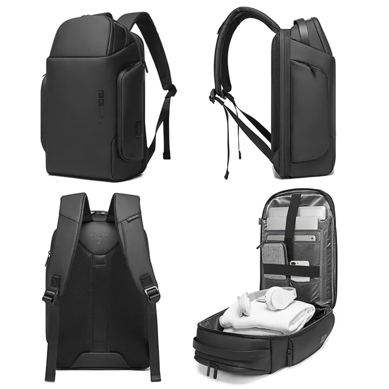 Mochila 2024 para hombre, mochila impermeable con carga USB para ordenador portátil, bolso de negocios informal Oxford para hombre, mochilas para ordenador portátil de 15,6 pulgadas