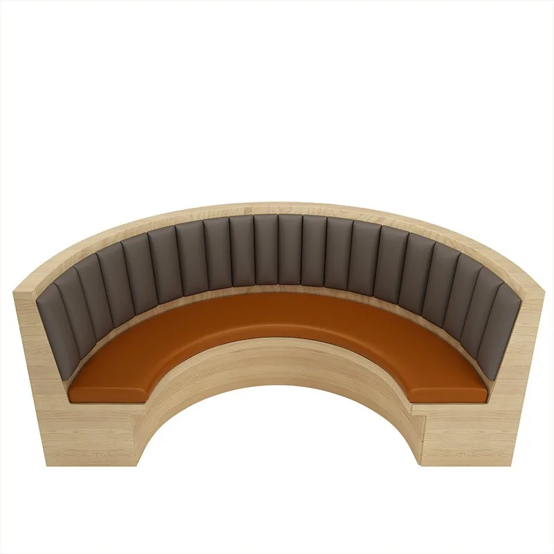 

Панельный настенный диван-табурет, полукруглая дуга U-образная будка, магазин чая с молоком, кафе-стол и комбинация стульев, обеденный стол из сланца