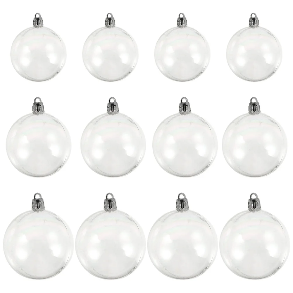 

12Pcs Christmas Tree Hanging Ornaments Xmas Ball Decorations Small Compact Holiday Tree Pendant Xmas Party Decor