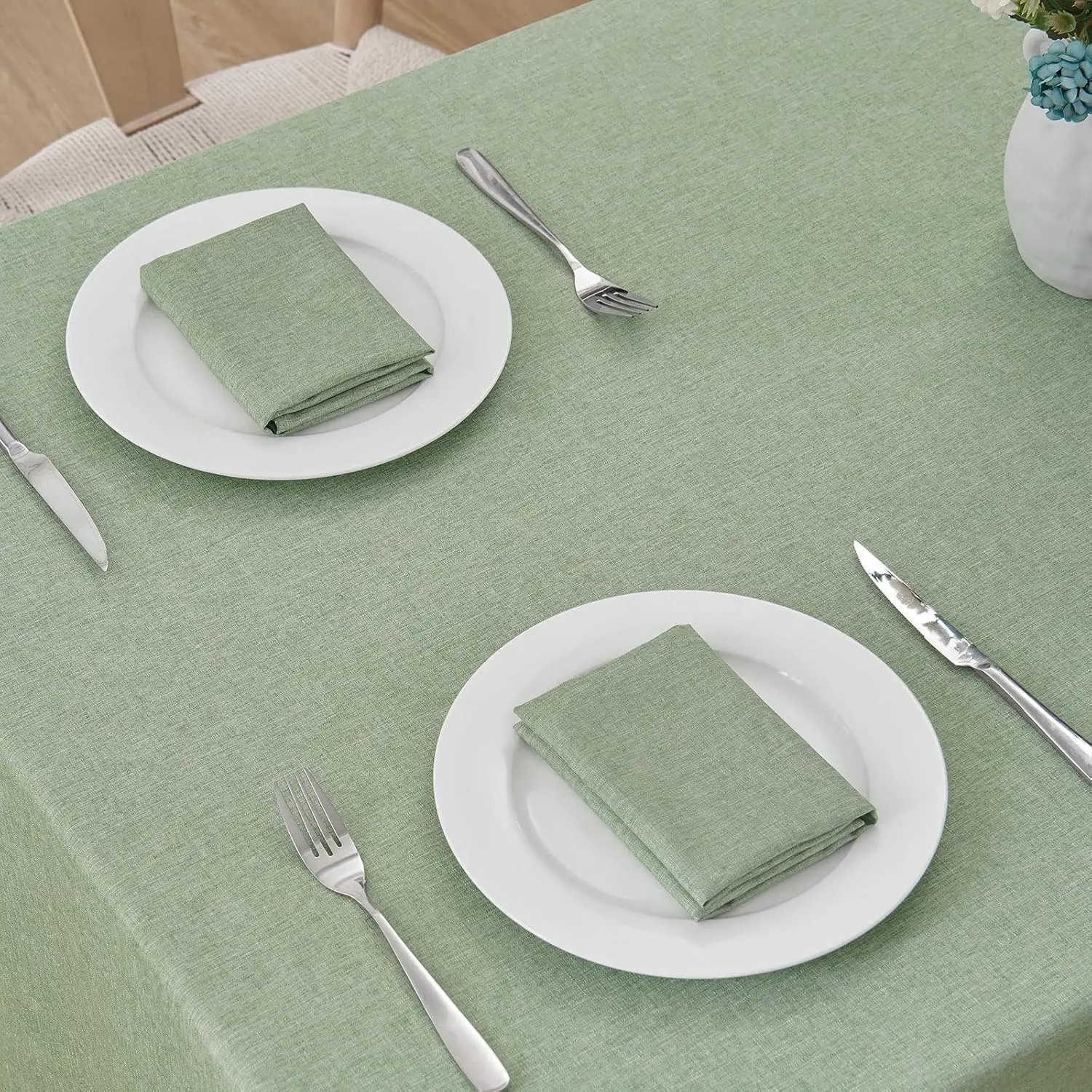 Rectangular Tablecloth Waterproof Stain-resistant And Wear-Resistant Suitable For Dining Tables, Parties And Home Decoration