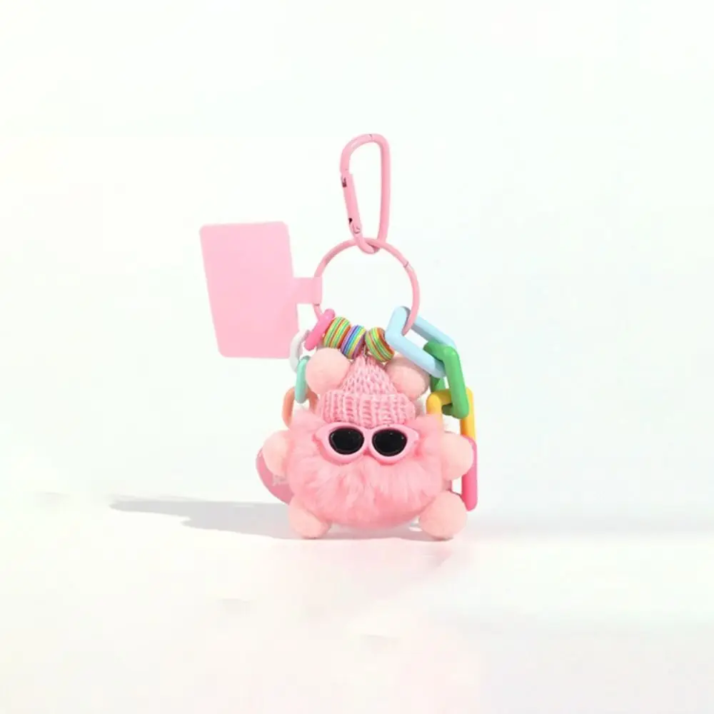 Gifts Lovers Elf Rex Rabbit Hair Pendant Diy Fashion Couples Keychain Kawaii Plush Bag Decoration