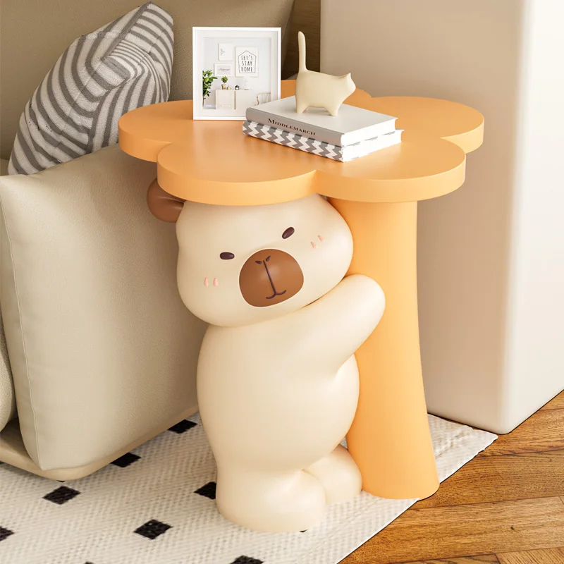 

Home Decor Furniture Cartoon Animal Figurines Side Table Living Room Floor Decoration Children's Room Creative Statue Nightstand